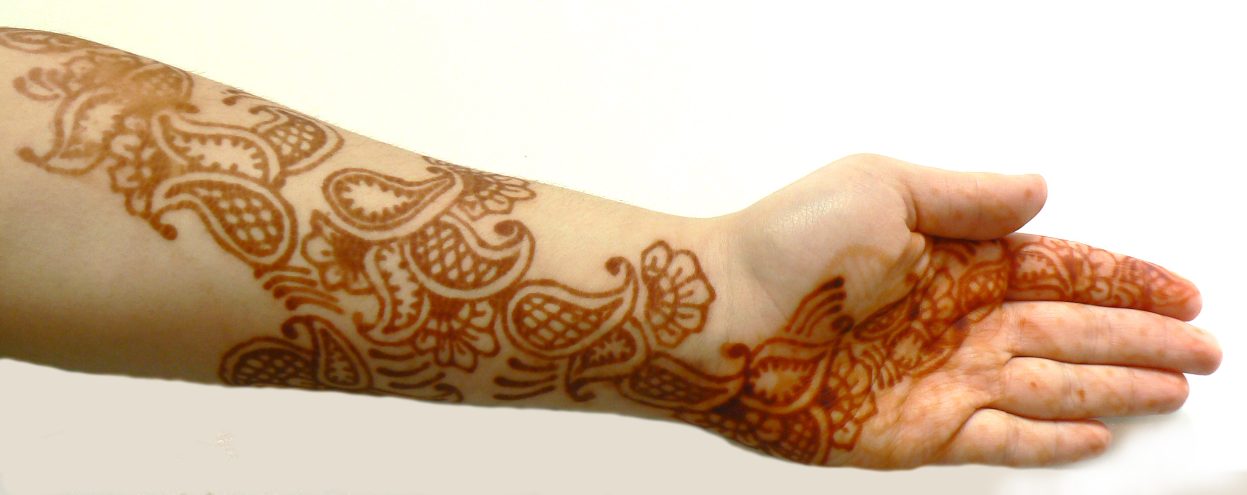 Henna on my arm