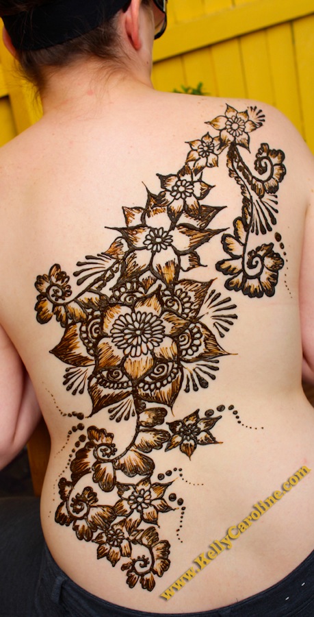  with my henna back designs enjoy another florally henna back design