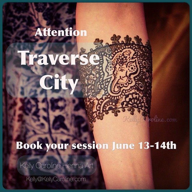 Attention Traverse City :: I will be in Traverse City June 13-14th - book your private appointment & event now to reserve your spot! #henna #hennas #hennaartist #mehndi #traversecity #michigan #detroit #design #kellycaroline #vacation #michiganinstagrammers #summer #elephant #tattoo #tattoos #tattoodesign #ink #hennatattoo #downtowntc
