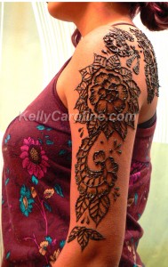 henna, shoulder, model, farah, novi