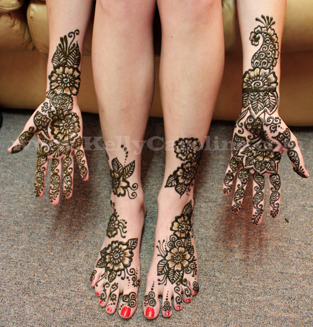 bridal henna, hands and feet, mehndi, wedding