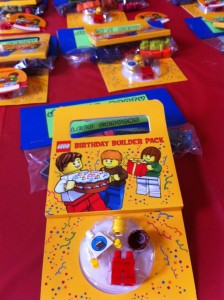 Lego birthday party favors