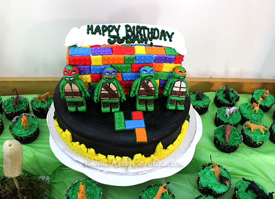 Lego Ninja Turtle Cake