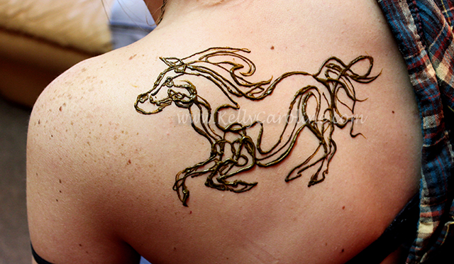 henna horse tattoo design, tattoo design, henna design, tattoo trial, horse tattoo