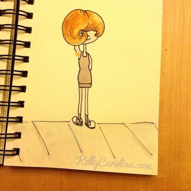 "See?" #art #watercolors #drawing #natural #girl #hairyarmpits #fun #classy #ypsilanti