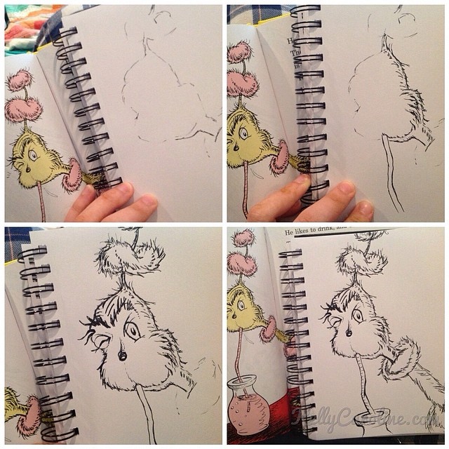 Dr seuss yink #pinkink #drseuss #drawing #art #onefishtwofish #ink #kellycaroline