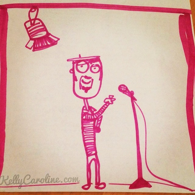 5 minute doodle "hip to b square" #art #artist #kellycaroline #ypsilanti #ypsi #sketchbook #doodle #hip #stage #poetry #beat #performance #drawing #pink #markers #prismacolors #sketch #fun