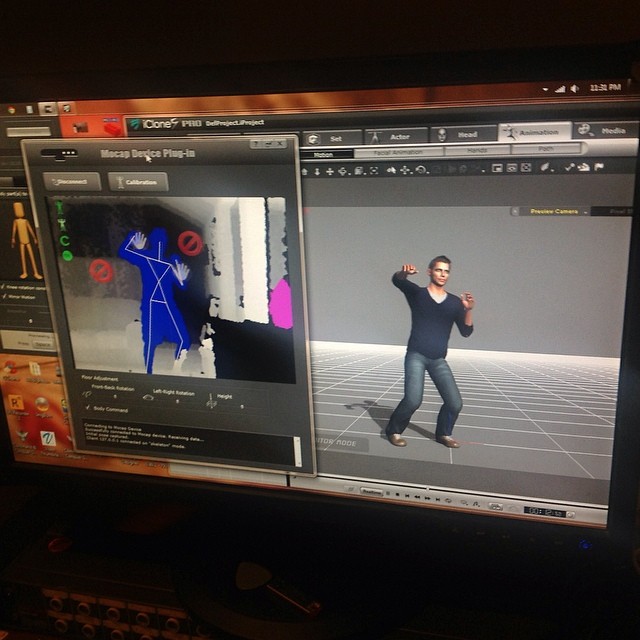 3D animating tonight with motion capture #fun #animation #3d #motioncapture #video #computer #animating #digital #art #ypsi #ypsilanti #windows #robot