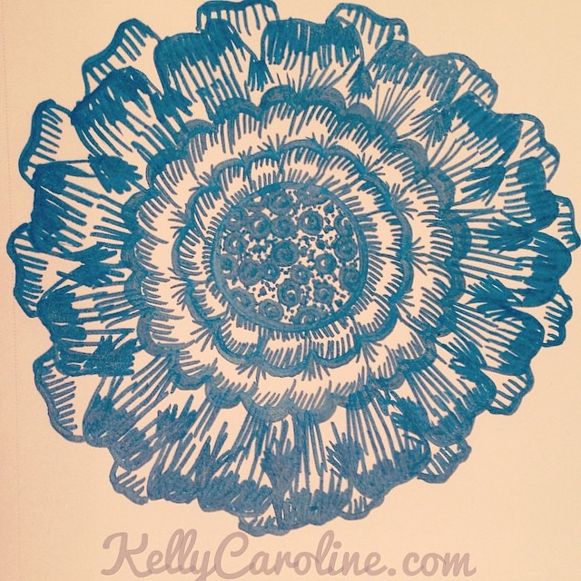 Blue Henna mandala design. Would make a pretty tattoo.#henna #mandala #tattoo #tattoos #tattoodesign #artist #art #blue #mehndi #sketch #sketchbook #design #flowers #drawing #markers #pen #paper #kellycaroline #ypsi #ypsilanti #michigan