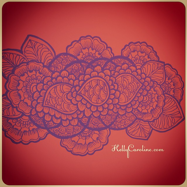 Feeling great.. #kellycaroline #henna #michigan #michiganhennaartist #hennadesigns #hennaartist #mehndi #design #art #artist #red #blue #brown #drawing #sketchbook #sketch #flowers #leaves #ypsi #ypsilanti