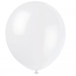 white balloons