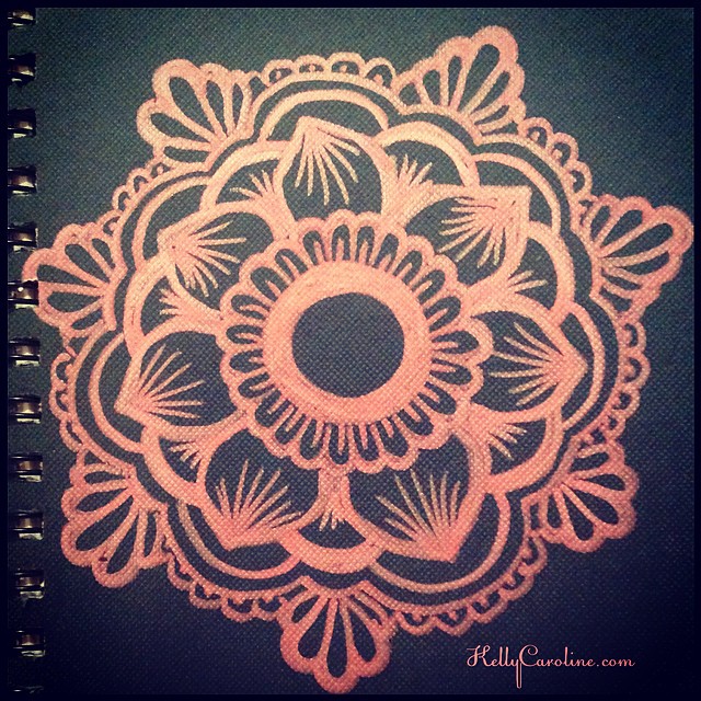 I drew a design on the sketchbook gift I’m giving a dear friend . @art_we_inspire