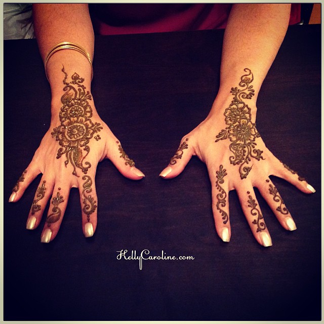 Henna for the hostess of the party