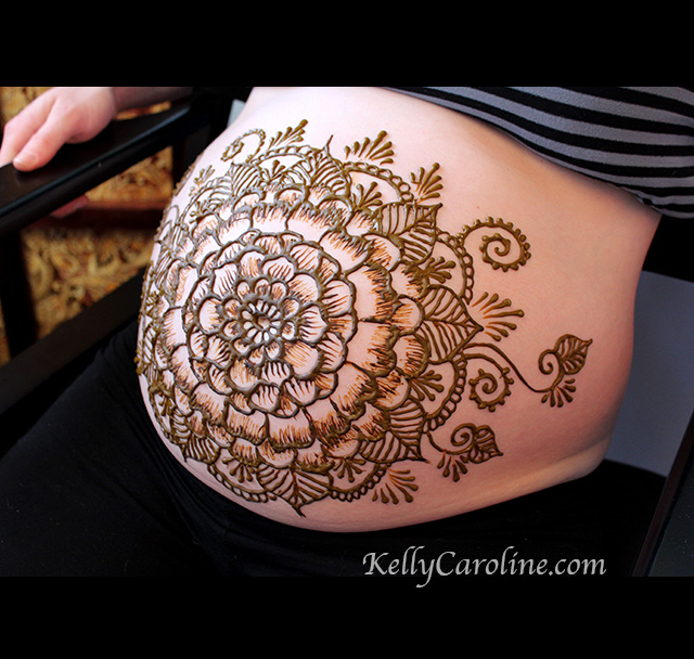 Mandala henna tattoo, Michigan henna artist