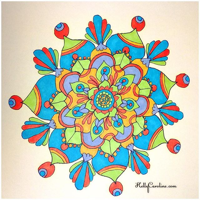 “Day 21” One of my mandala drawings from when I was on bedrest for 4 months in 2009