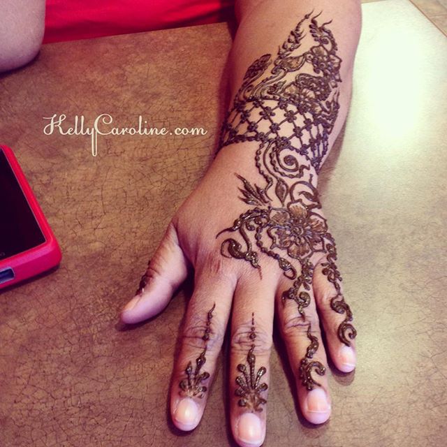 Henna for a birthday girl today! hand henna design – private appointments available Monday-Saturday 2-5:30pm call 734-536-1705 or email kelly@kellycaroline.com