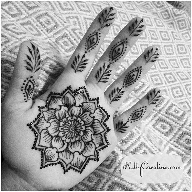 My latest henna design on my palm – getting ready for our road trip this weekend @inspirationalhenna – private appointments available Monday-Saturday 2-5:30pm call 734-536-1705 or email kelly@kellycaroline.com