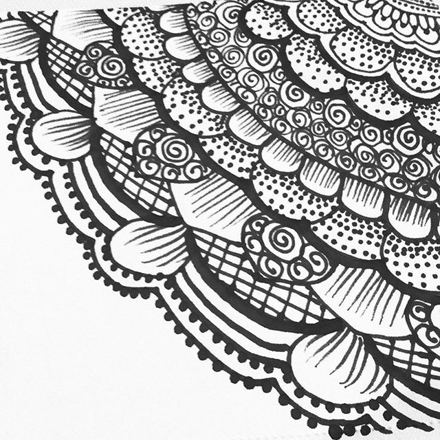 A little modern doily action – tea time. . . .