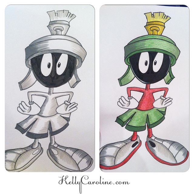 A little Marvin the Martian action .