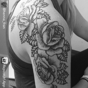 Henna rose tattoo design, henna designs for the shoulder