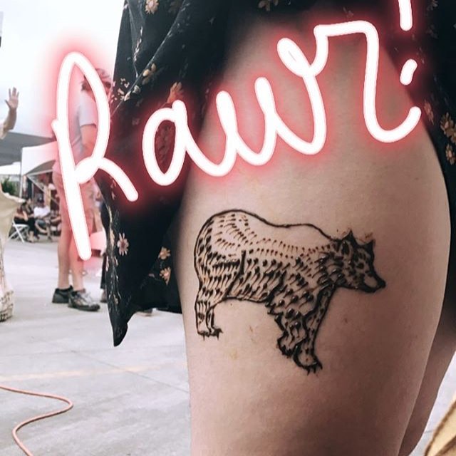 Bear henna