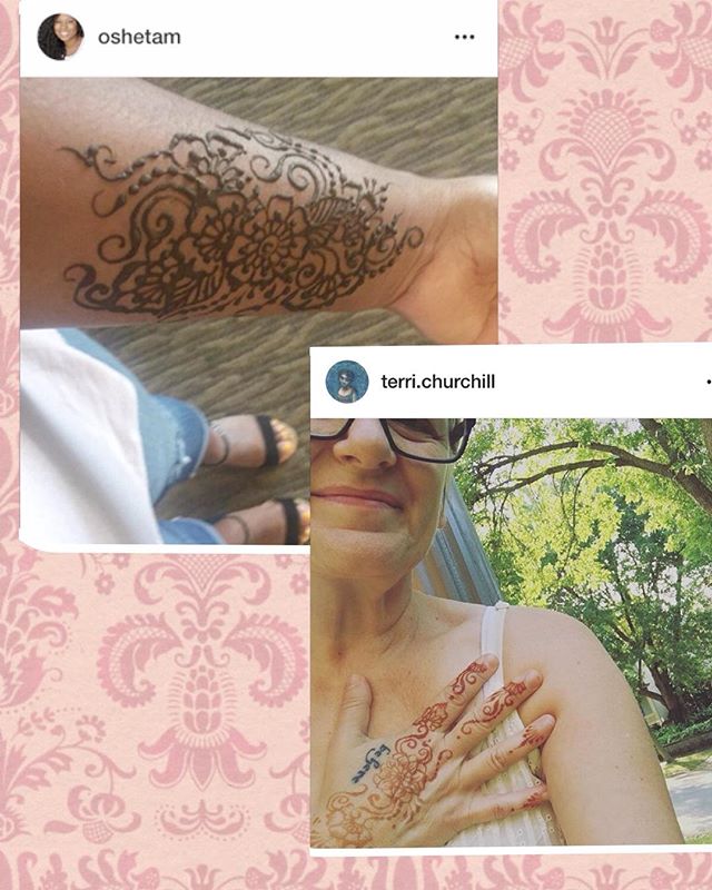 Got the opportunity to share the weekend with these lovely ladies & do henna for them . @terri.churchill is an amazing artist and you should certainly check out her inspirational work. @oshetam is the author of Shalom Sistas and podcast host – can’t wait to read her book!