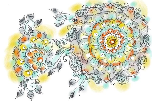 Henna today for @ruby.tho @bby.angelina_ & @ooawesomeoo Classy, hand henna designs in Canton