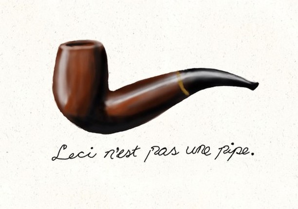 A drawing I did tonight using my @iskn on the computer of This Is Not A Pipe by René Magritte . A great illustration – that is NOT a pipe, it’s a painting of a pipe. Just like how we see the world and our individual experience in it is NOT the actual world .( an important fact to remember nowadays especially) “our map is not the territory ” @gregorya.boyd