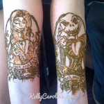 jack and sally henna tattoo