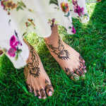 henna tattoo on feet